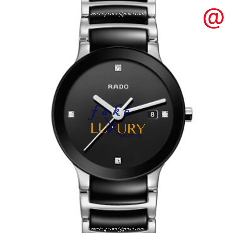 Rado CENTRIX R30935712 Replica Watch Quartz Black Dial Stainless Steel Bracelet - Luxury Replica Watch