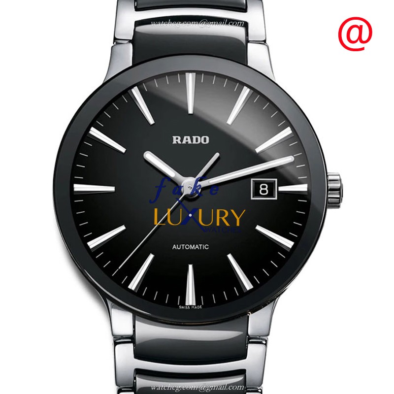 Rado R30941152 Centrix Replica Watch, Automatic Movement, Black Dial, Steel Case - Luxury Replica Watch
