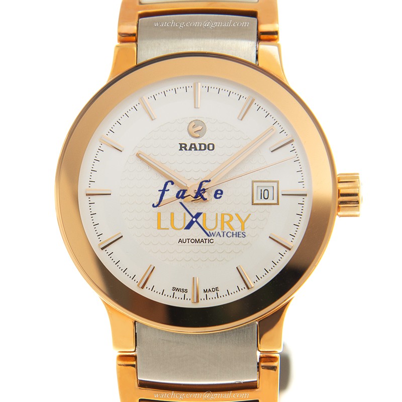 Rado R30954123 CENTRIX Automatic Gold-Plated Steel White Dial | 28mm Ladies | Replica Watch - Luxury Replica Watch