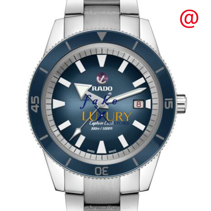 Rado Captain Cook R32105203 Replica Watch, Blue Dial, Stainless Steel, Automatic Movement - Luxury Replica Watch