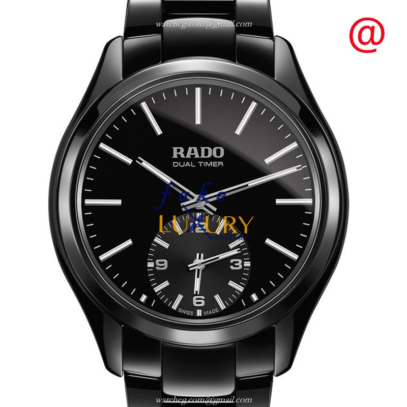 Rado R32114152 Hyperchrome Replica Watch With Quartz Movement, Black Ceramic Case Strap - Luxury Replica Watch
