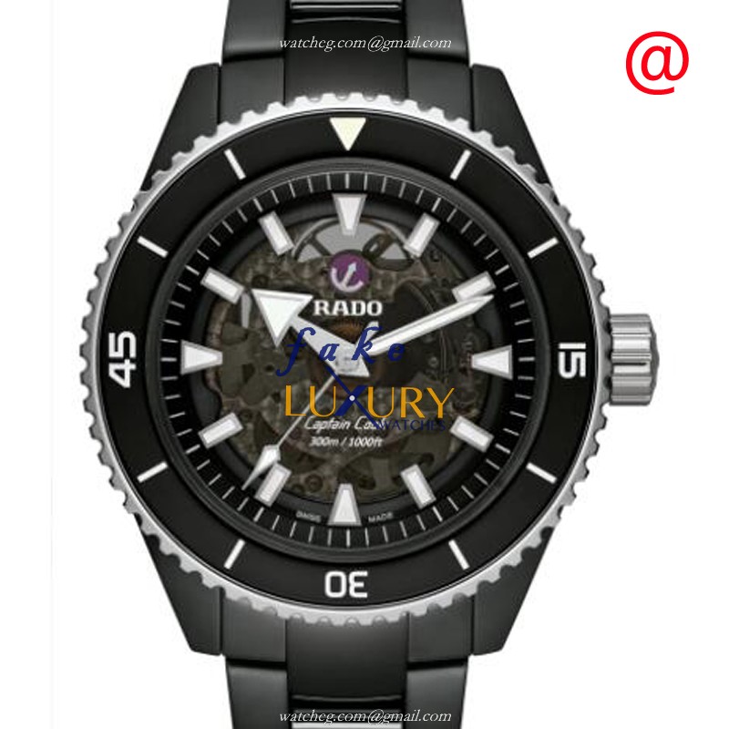 Rado R32127152 Captain Cook Replica Watch Automatic Movement Ceramic Case Black Dial - Luxury Replica Watch