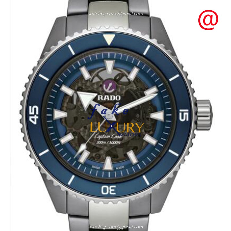 Rado R32128202 Captain Cook Replica Watch, Blue Dial, Ceramic Case, Automatic Movement - Luxury Replica Watch