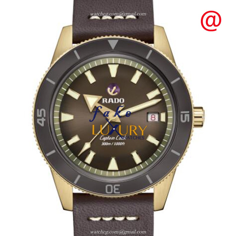 Rado R32504306 Captain Cook Replica Watch, Bronze Case, Brown Dial, Automatic Movement - Luxury Replica Watch
