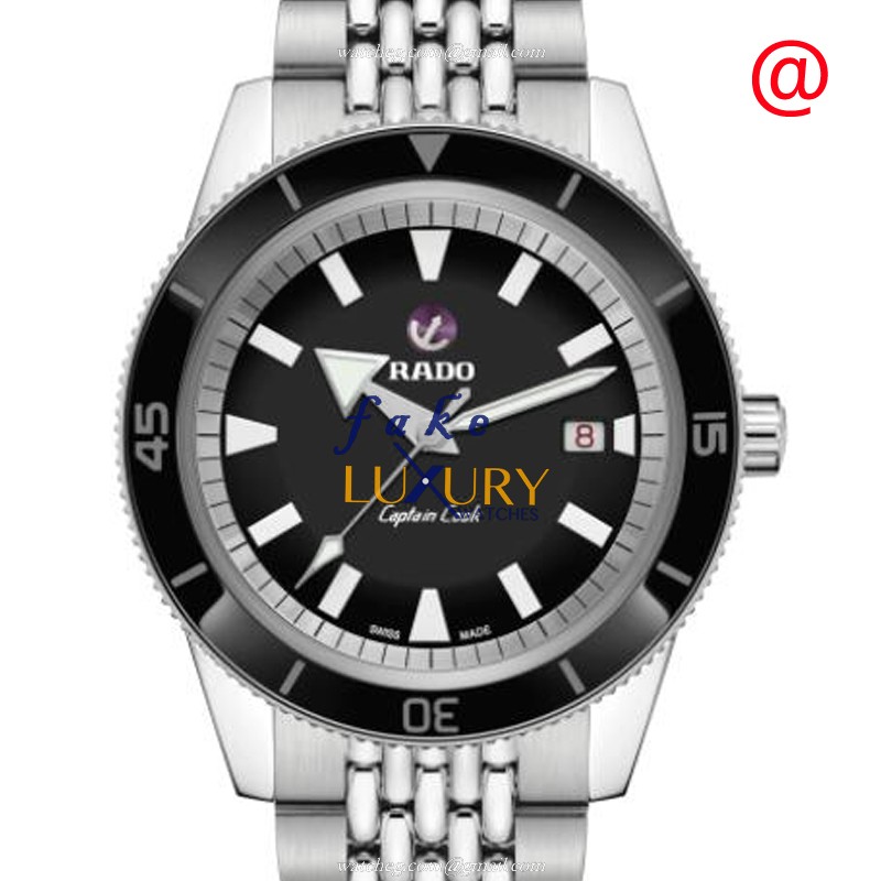 R32505153 - Rado Captain Cook Replica Watch - Automatic - Black Dial Stainless Steel - Luxury Replica Watch