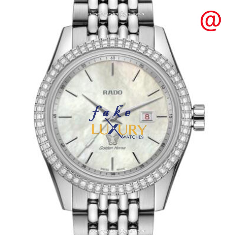 Rado R33099918 Hyperchrome Replica Watch, White Dial, Stainless Steel & Diamonds, Quartz - Luxury Replica Watch