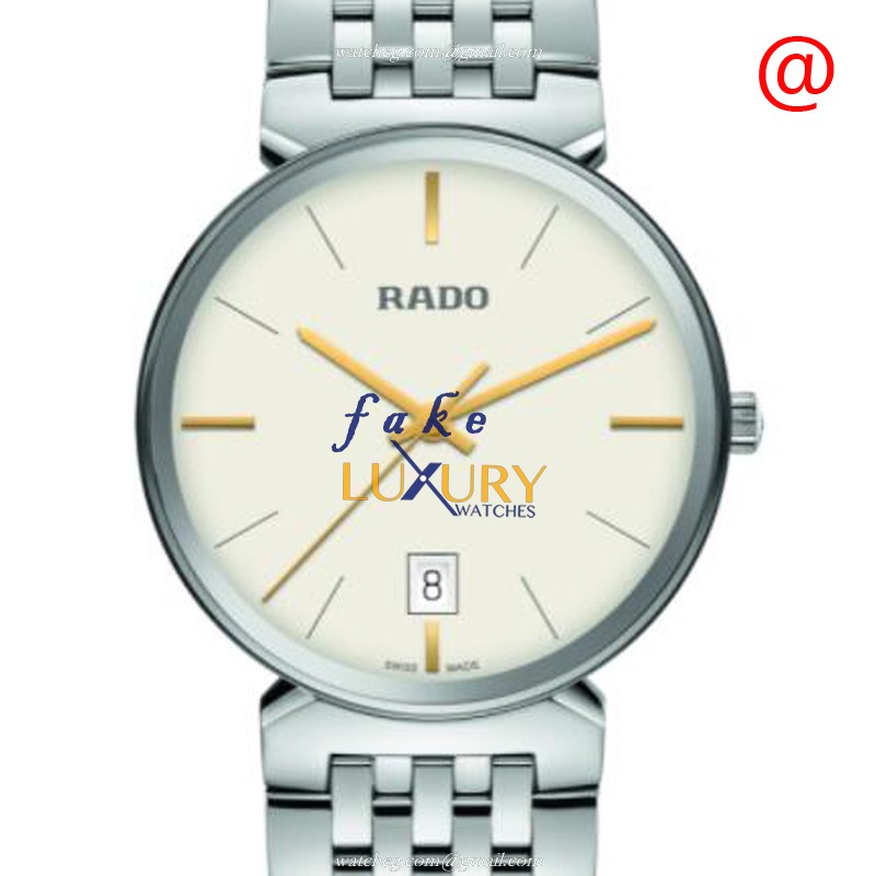 Rado R48912013 FLORENCE Replica Watch, Quartz Movement, Beige Dial, Steel Bracelet - Luxury Replica Watch