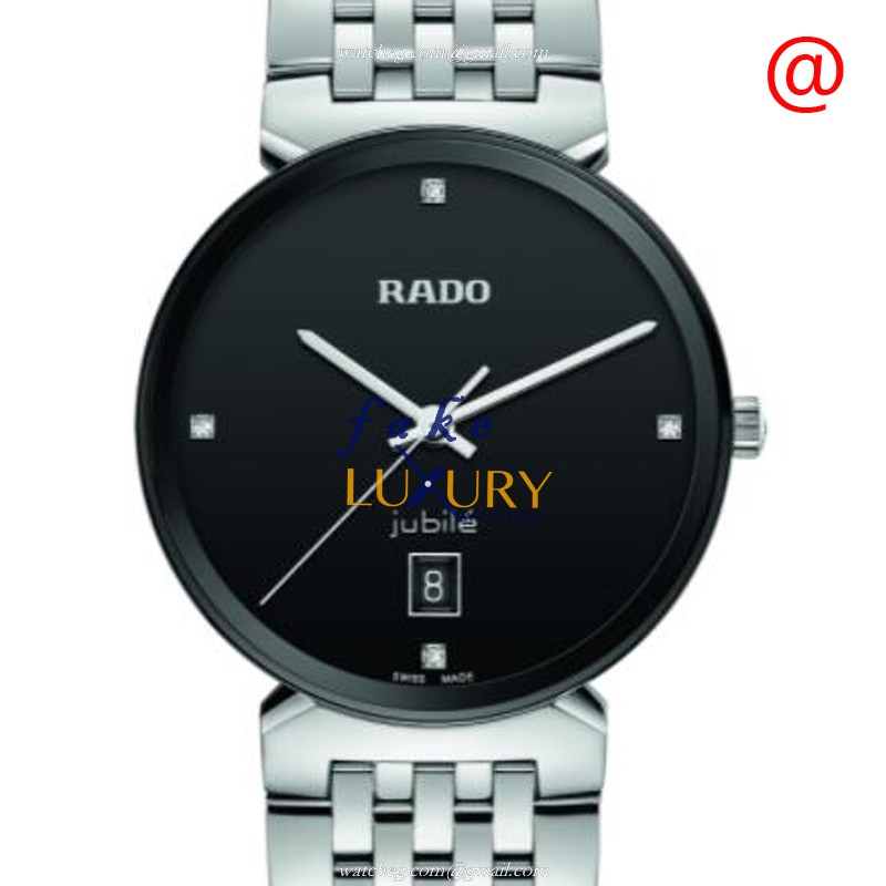 Rado FLORENCE Quartz R48912713 | Silver Steel Black Dial | Replica Watch - Luxury Replica Watch