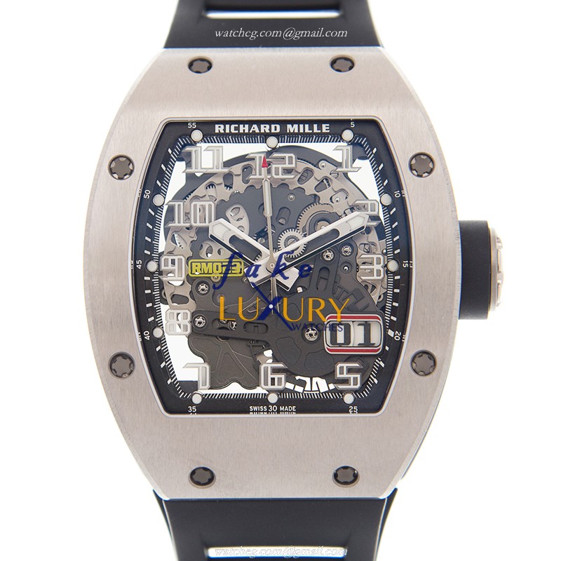 Richard Mille RM029-TI Replica Watch Automatic Movement Titanium Case Black Dial - Luxury Replica Watch