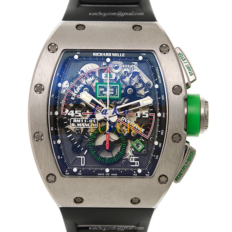 Richard Mille RM11-01 AN TI Automatic Titanium Silver Dial | RM11-01 AN TI | Automatic | Titanium - Luxury Replica Watch