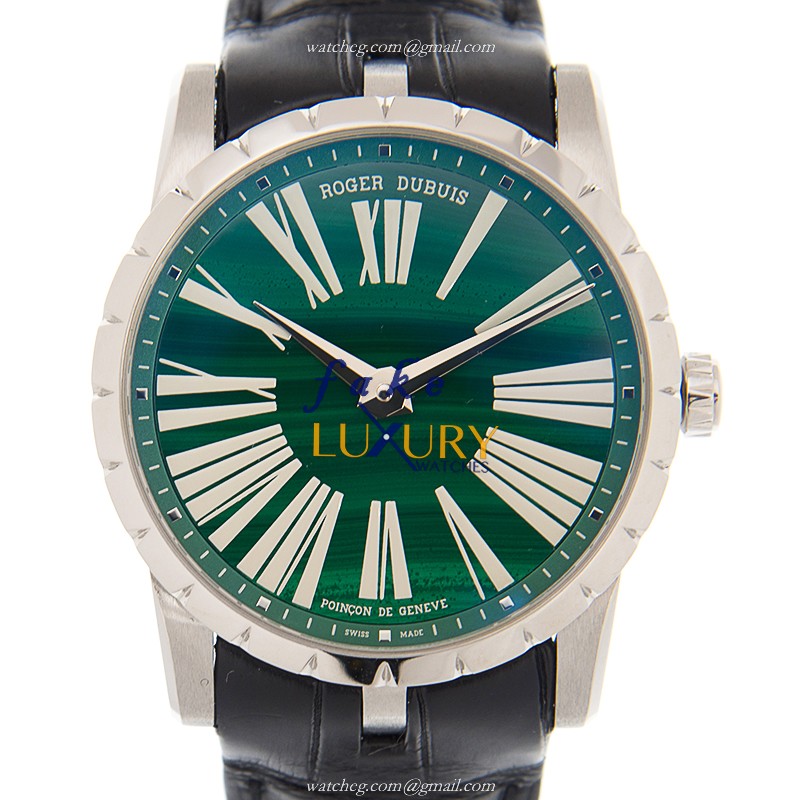 Roger Dubuis Excalibur DBEX0518 Automatic Green Dial Stainless Steel Replica Watch - Luxury Replica Watch
