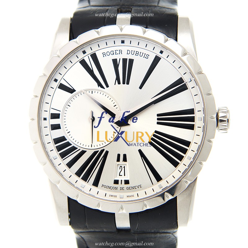 Roger Dubuis Excalibur RDDBEX0443 Automatic Stainless Steel Silver Dial Replica Watch - Luxury Replica Watch