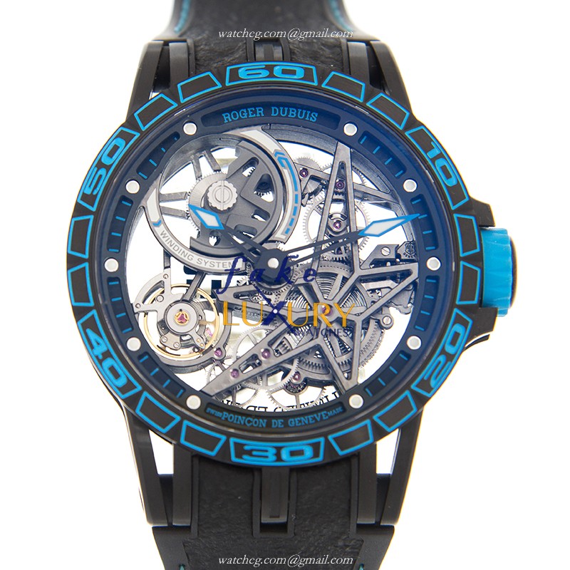 Roger Dubuis Excalibur RDDBEX0696 Automatic Titanium Skull Dial Replica Watch - Luxury Replica Watch