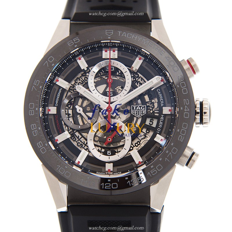 Tag Heuer CAR201V.FT6046 Carrera - Replica Watch - Automatic - Ceramic & Steel Case - Transparent - Luxury Replica Watch