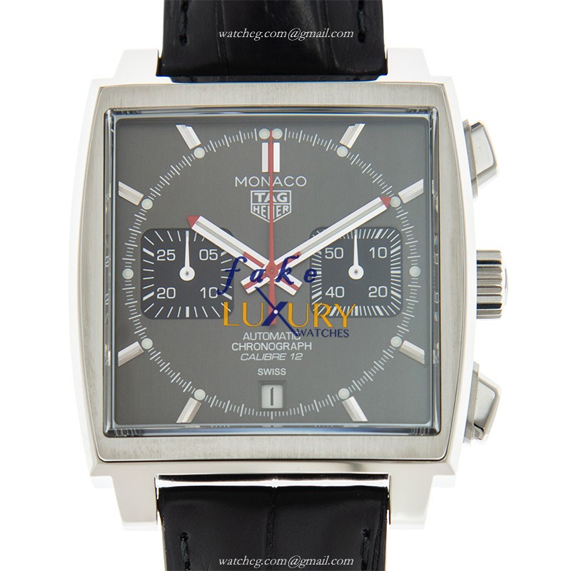 CAW211J-FC6476 - Tag Heuer Monza Replica Watch - Automatic Gray Dial Steel - Luxury Replica Watch