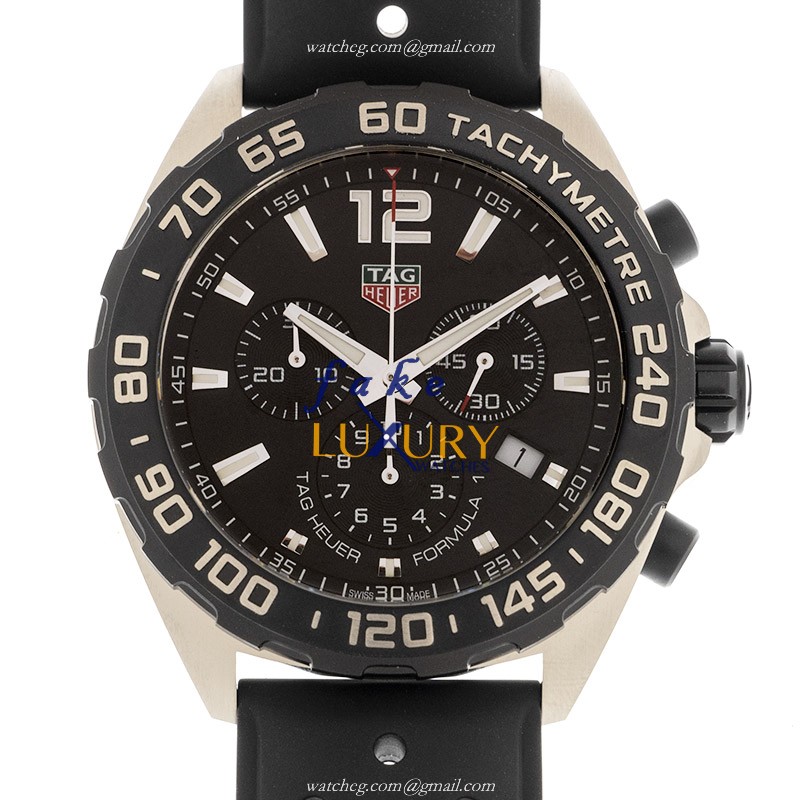 Tag Heuer CAZ1010.FT8024 Formula 1 Quartz Stainless Steel Black Dial Rubber Strap Replica Watch - Luxury Replica Watch