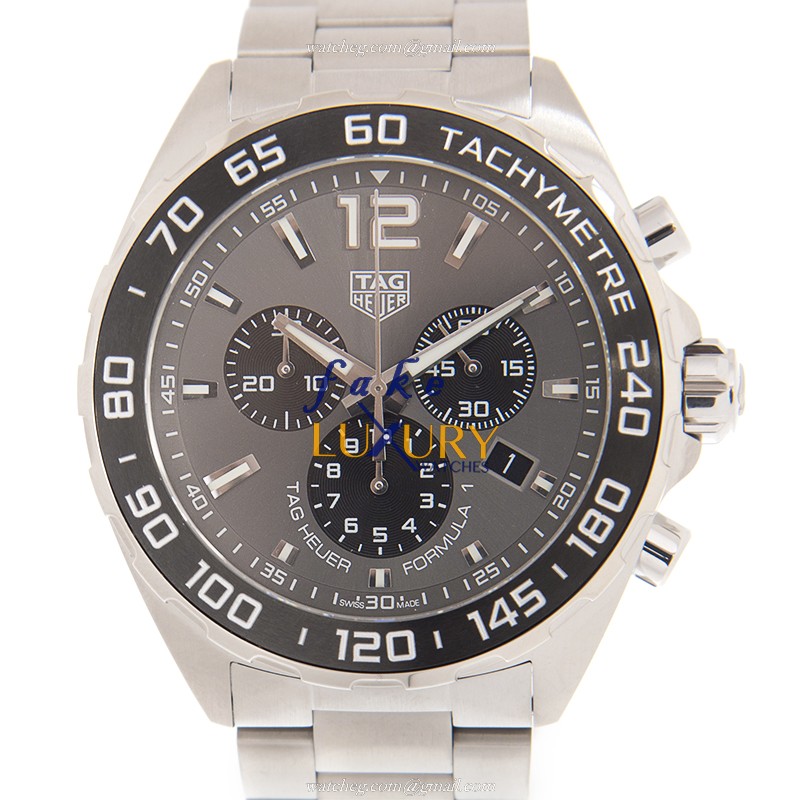 Tag Heuer CAZ1011.BA0842 Replica Watch Gray Dial Steel Bracelet Quartz F1 - Luxury Replica Watch