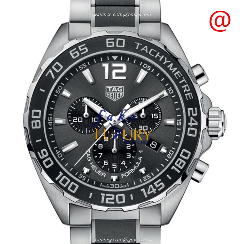 CAZ1011.BA0843 - Tag Heuer Formula 1 Replica Watch - Quartz - Gray Dial Stainless Steel - Luxury Replica Watch