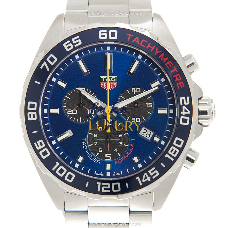 CAZ101AB.BA0842 - Tag Heuer F1 Replica Watch - Quartz Blue Dial Stainless Steel - Luxury Replica Watch