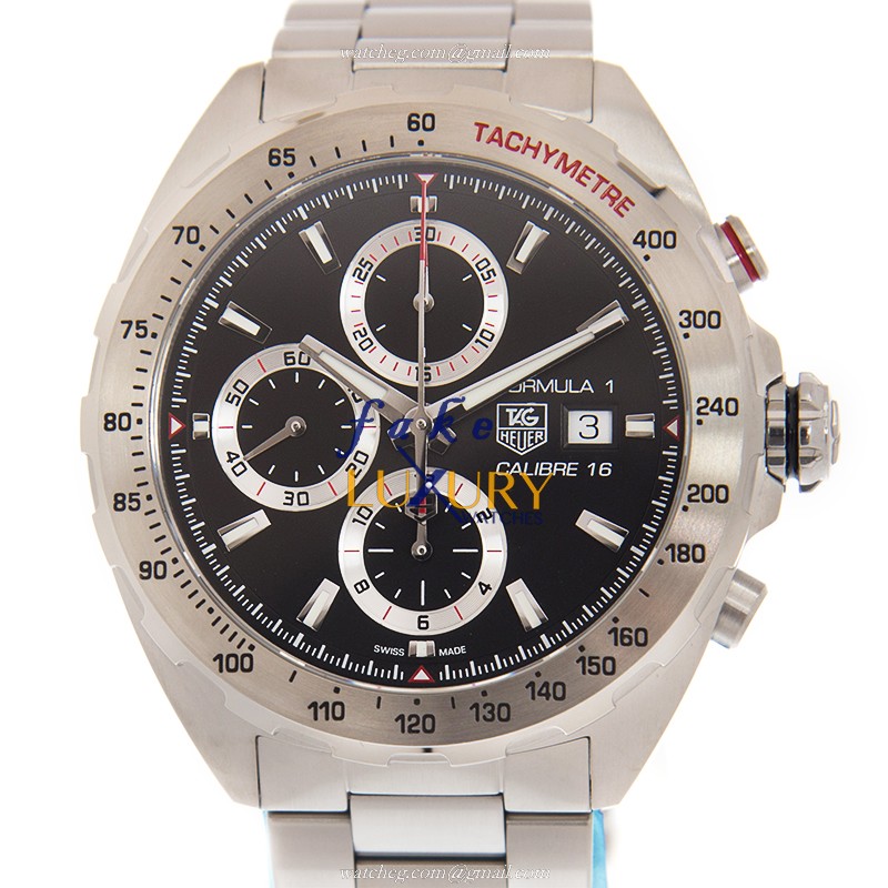 Tag Heuer F1 Automatic Replica Watch, CAZ2010.BA0876, Black Dial, Steel Case, 44mm - Luxury Replica Watch