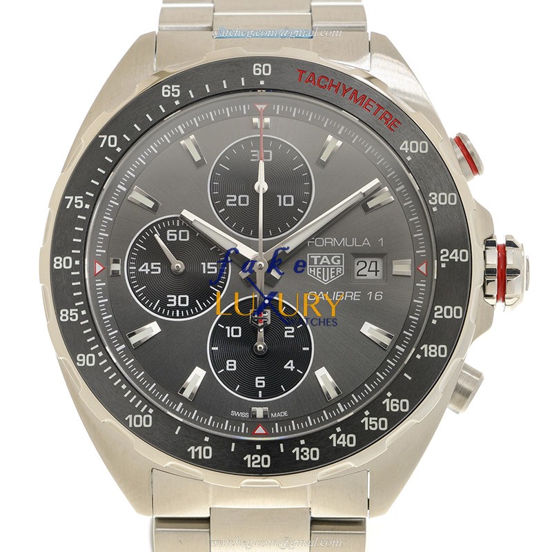 Tag Heuer CAZ2012.BA0876 F1 Automatic Gray Dial Stainless Steel Replica Watch - Luxury Replica Watch