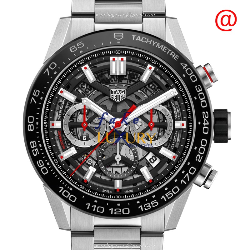 Tag Heuer Carrera CBG2A10.BA0654 Automatic Steel Black Dial Replica Watch - Luxury Replica Watch