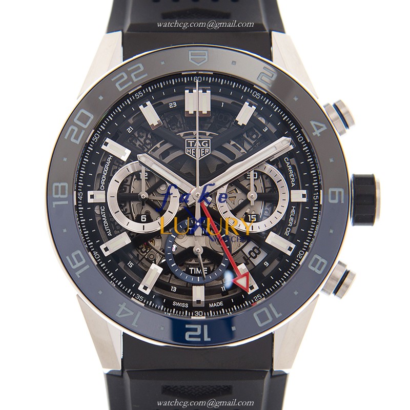 CBG2A1Z.FT6157 - Tag Heuer Carrera Replica Watch - Automatic Black Dial Ceramic Steel - Luxury Replica Watch