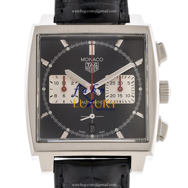 Tag Heuer MANACO CBL2113.FC6177 Automatic Stainless Steel Black Dial Replica Watch - Luxury Replica Watch