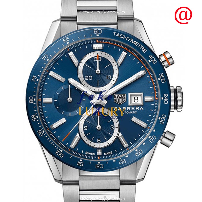 Tag Heuer Carrera CBM2112.BA0651 Replica Watch, Automatic, Blue Dial, Steel Case - Luxury Replica Watch