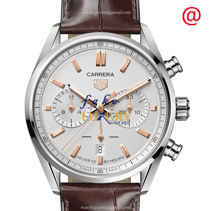 Tag Heuer Carrera CBN2013.FC6483 Replica Watch With Automatic Movement, White Dial, Steel Case - Luxury Replica Watch