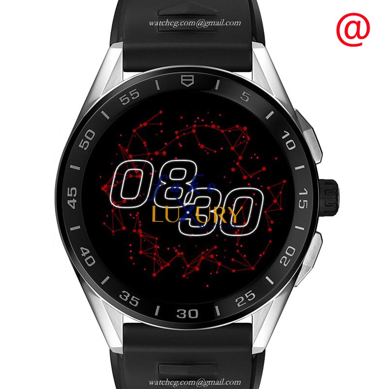 Tag Heuer SBG8A10.BT6219 Replica Watch - Connected Intelligent - Ceramic - Black Dial - Rubber Strap - Luxury Replica Watch