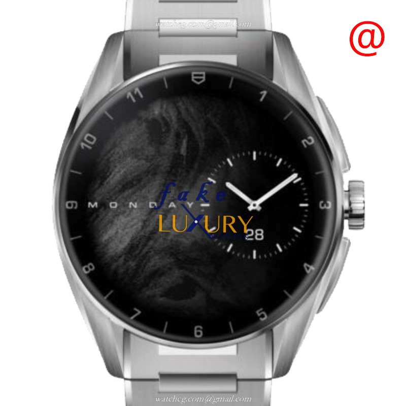 SBR8010.BA0617 - Tag Heuer Replica Smart Watch Intelligent Stainless Steel Black Dial - Luxury Replica Watch