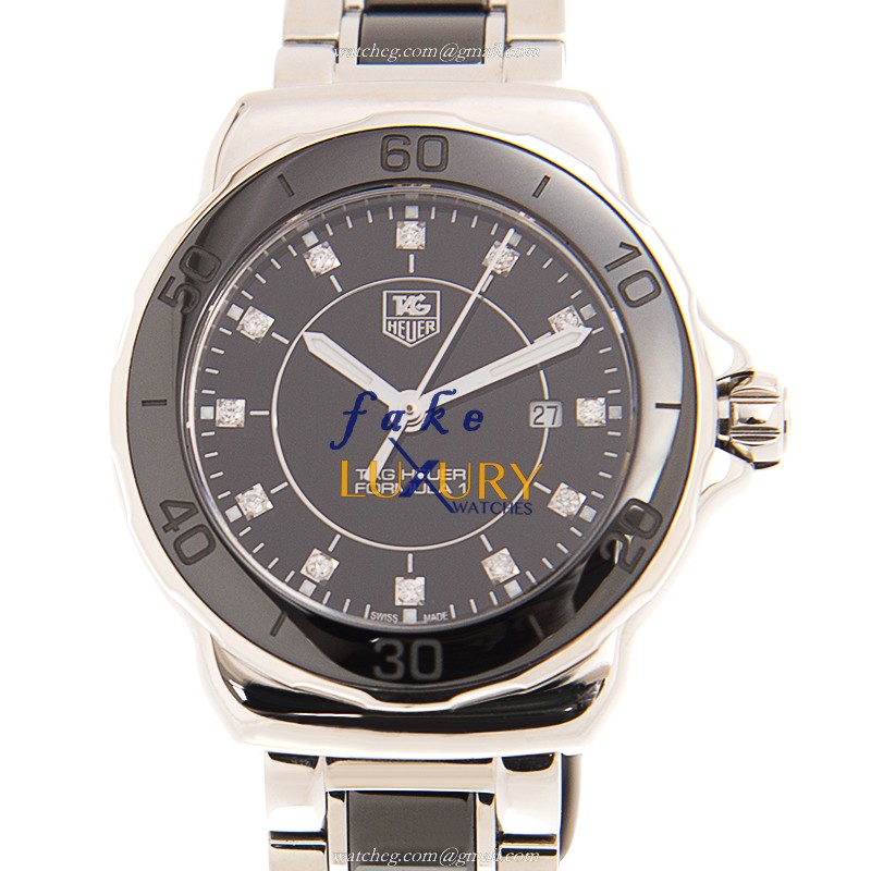 Tag Heuer WAH1314-BA0867 F1 Replica Watch Automatic Ceramic Steel Black Dial 32mm - Luxury Replica Watch