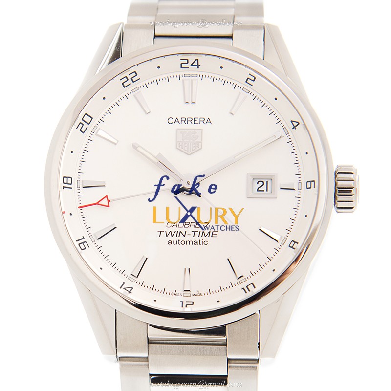 Tag Heuer Carrera WAR2011-BA0723 Replica Watch, Automatic, White Dial, Steel Bracelet - Luxury Replica Watch