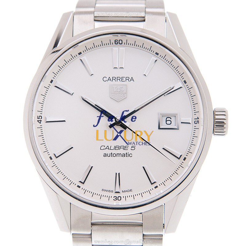 Tag Heuer Carrera WAR211B-BA0782 Automatic White Dial Stainless Steel Replica Watch - Luxury Replica Watch