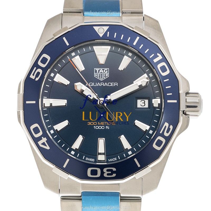 Tag Heuer Aquaracer WAY111C.BA0928 Replica Watch Blue Dial Quartz Stainless Steel - Luxury Replica Watch