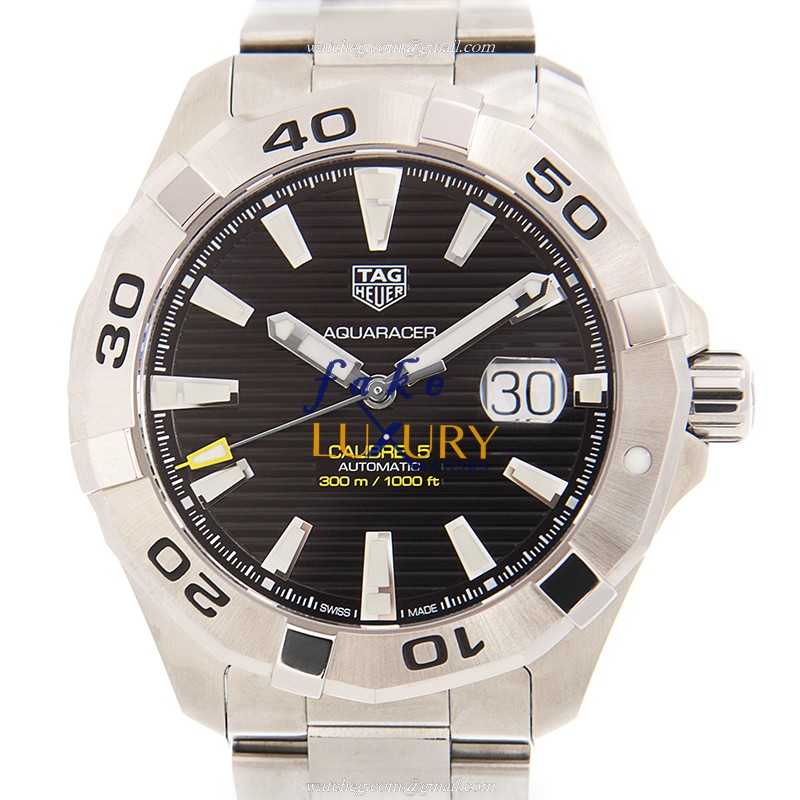 Tag Heuer WAY2010.BA0927 Aquaracer Replica Watch - Automatic - Steel Case - Black Dial - Luxury Replica Watch
