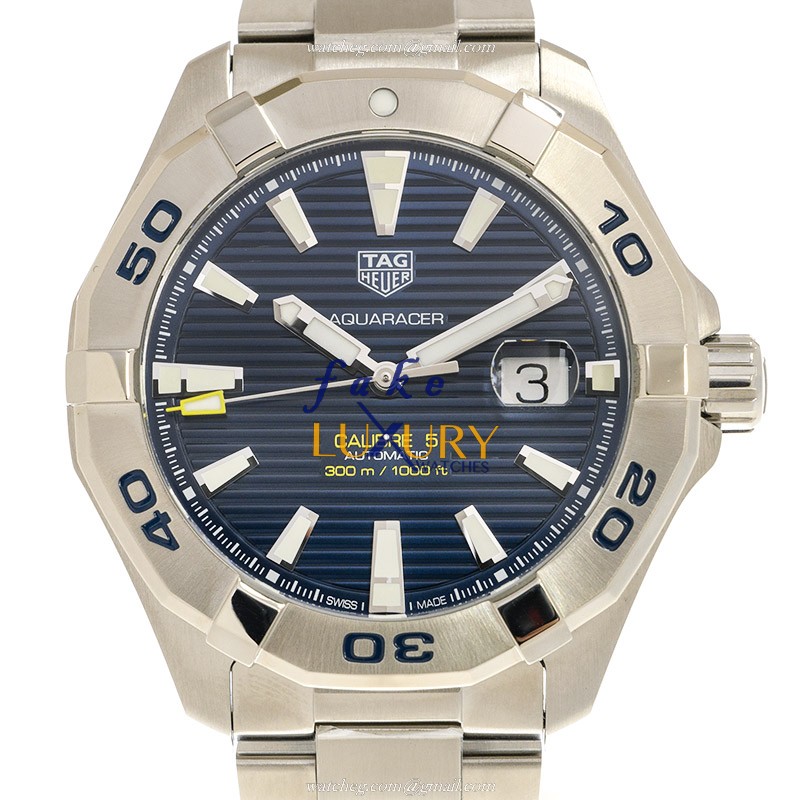Tag Heuer Aquaracer WAY2012.BA0927 Automatic Blue Dial Steel Replica Watch - Luxury Replica Watch