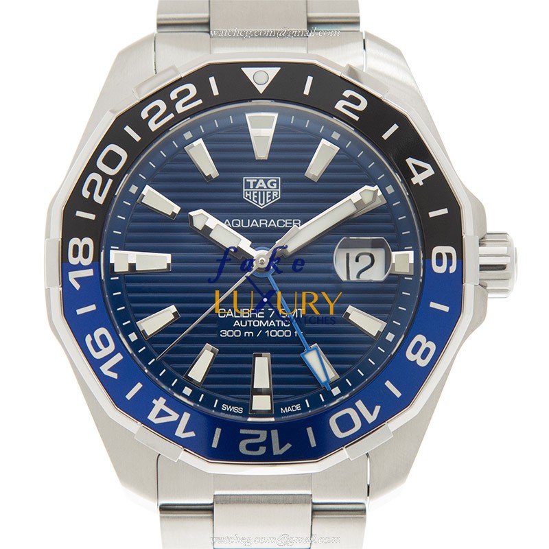 Tag Heuer Aquaracer WAY201T.BA0927 Replica Watch, Blue Dial, Steel Bracelet, Automatic - Luxury Replica Watch
