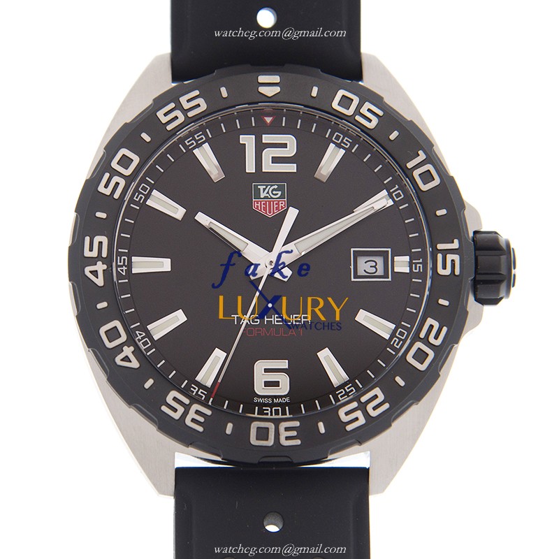 Tag Heuer WAZ1110.FT8023 Formula 1 Replica Watch With Quartz Movement, Black Dial, Steel Case - Luxury Replica Watch
