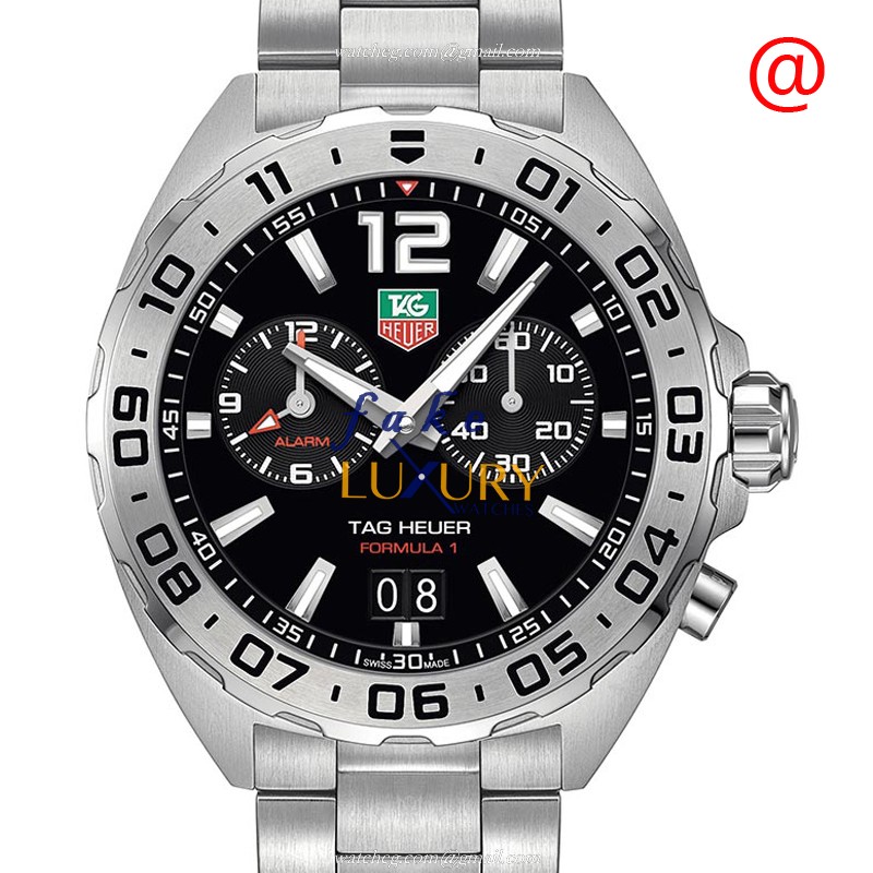 Tag Heuer WAZ111A.BA0875 Formula 1 Replica Watch, Black Dial, Steel Bracelet, Quartz - Luxury Replica Watch