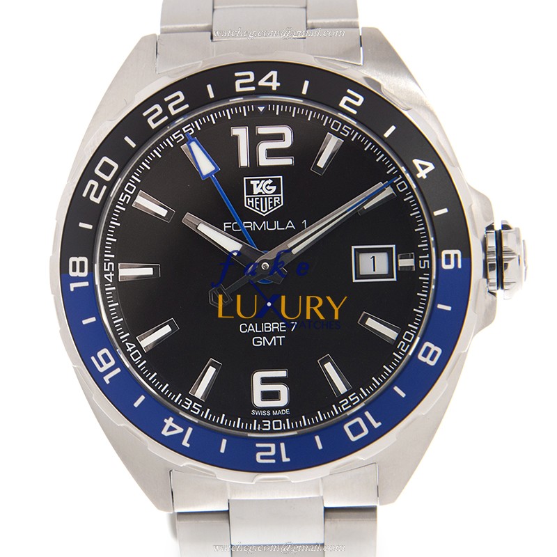 Tag Heuer WAZ211A.BA0875 F1 Quartz Stainless Steel Black Dial Replica Watch - Luxury Replica Watch