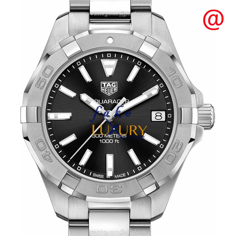 Tag Heuer WBD1310.BA0740 Aquaracer Replica Watch Quartz Steel 32mm Black White Dial - Luxury Replica Watch