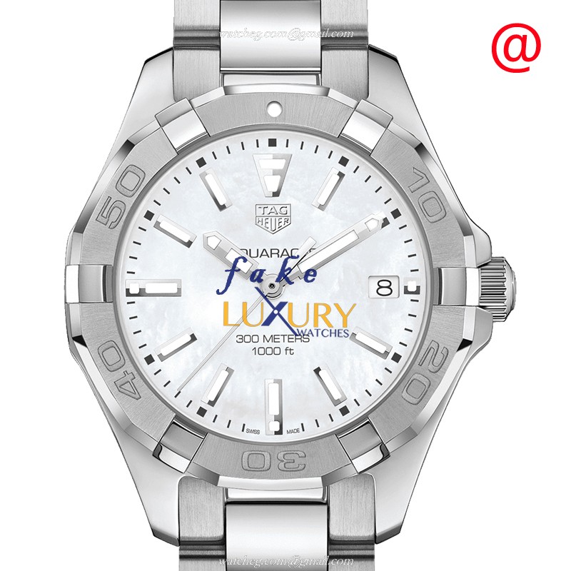 Tag Heuer WBD131A.BA0748 Aquaracer Quartz White Dial Stainless Steel Replica Watch - Luxury Replica Watch