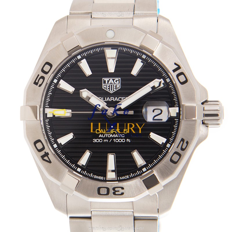 Tag Heuer WBD2110.BA0928 Aquaracer - Replica Watch - Automatic - Black Dial - Stainless Steel - Luxury Replica Watch