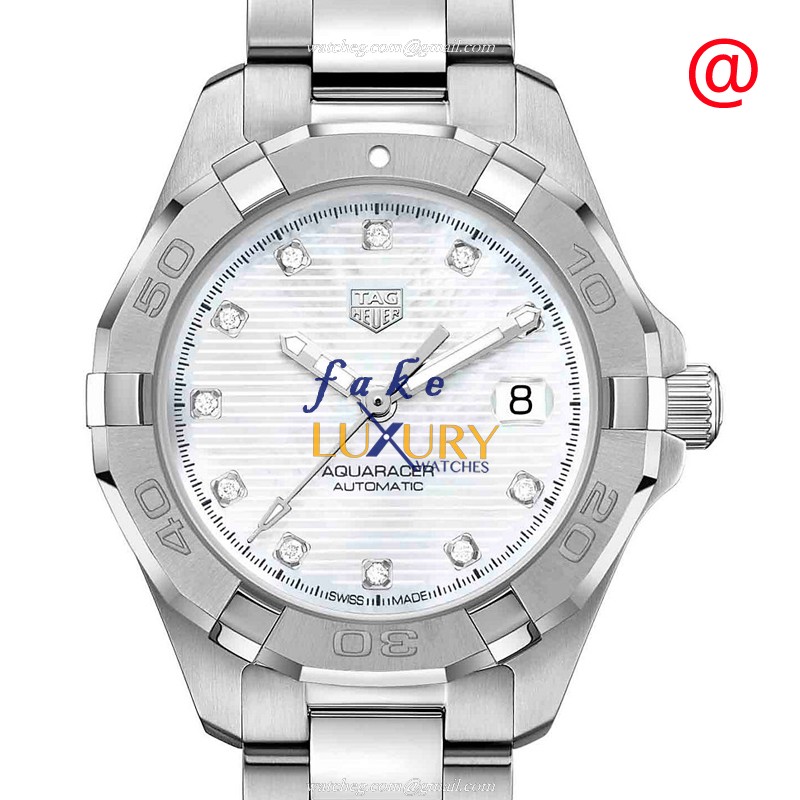 Tag Heuer Aquaracer WBD2313.BA0740 Automatic White Dial Silver Steel Replica Watch - Luxury Replica Watch