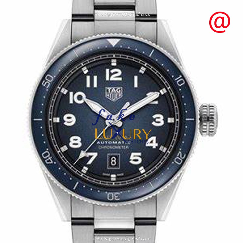Tag Heuer WBE5116.EB0173 Aquaracer Replica Watch, Automatic Movement, Blue Dial, Steel Bracelet - Luxury Replica Watch