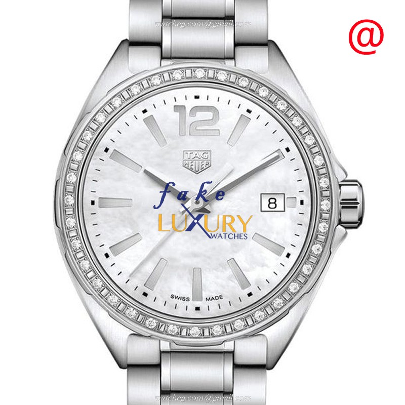 Tag Heuer WBJ131A.BA0666 Formula 1 Quartz Replica Watch - White Dial Silver Steel - Luxury Replica Watch