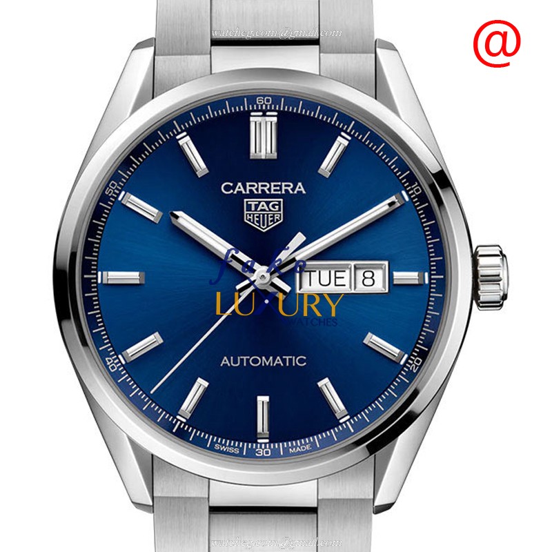 Tag Heuer Carrera WBN2012.FC6502 Replica Watch, Automatic, Blue Dial, Steel Case - Luxury Replica Watch