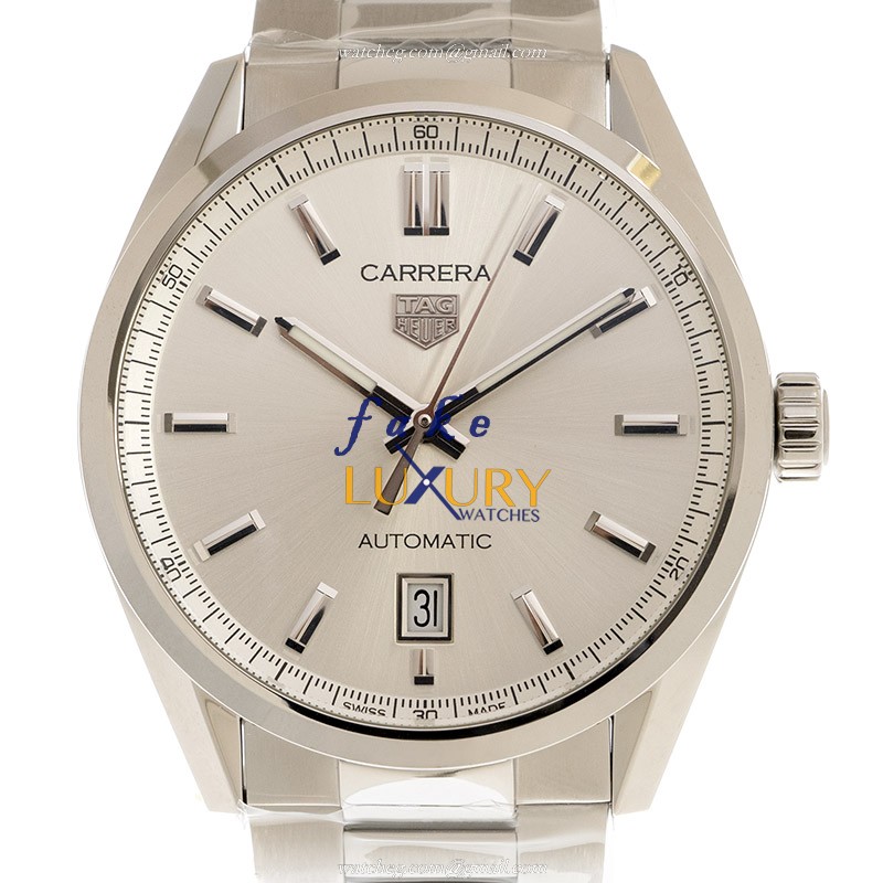 Tag Heuer Carrera WBN2111.BA0639 Replica Watch Automatic Gray Dial Steel Bracelet - Luxury Replica Watch